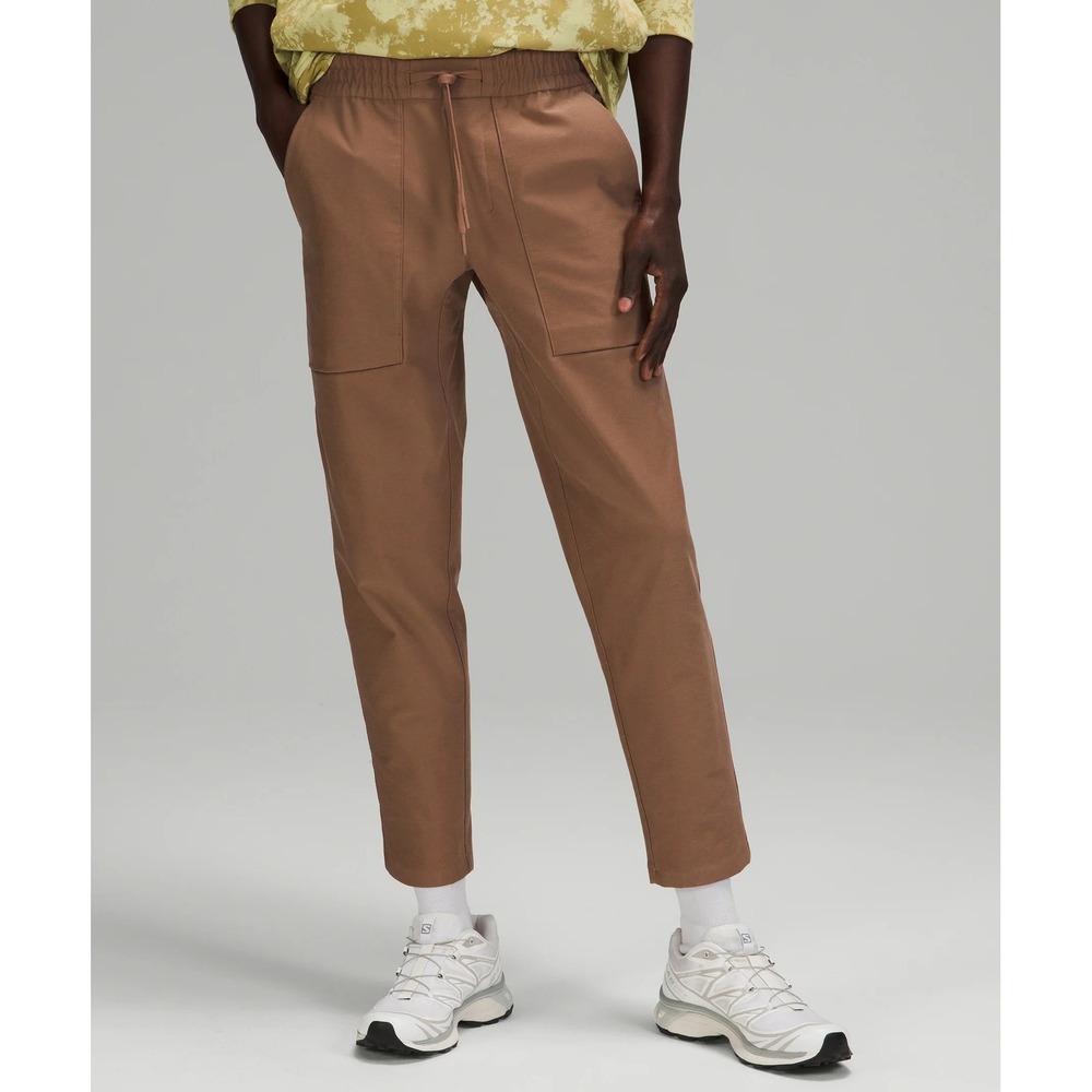 Lululemon Mens Bowline Pant Utilitech Artifact Brown Tapered Jogger Size L